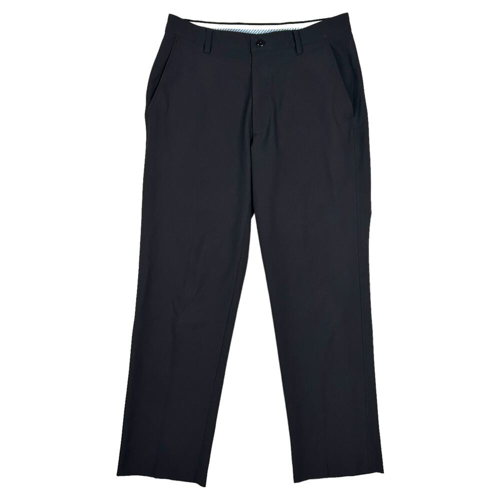 FootJoy FJ Pants Mens 32x31* Black Straight Performance Stretch Golf Twill Chino
